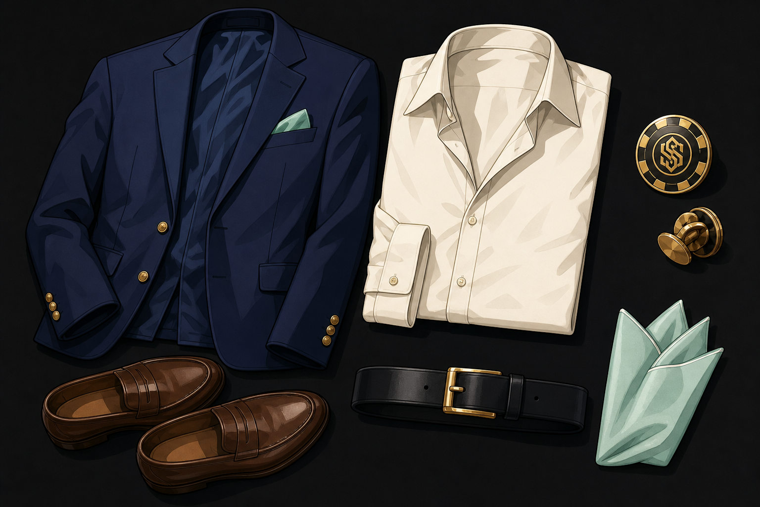 SAI Neon Mirage casual casino wardrobe alternate