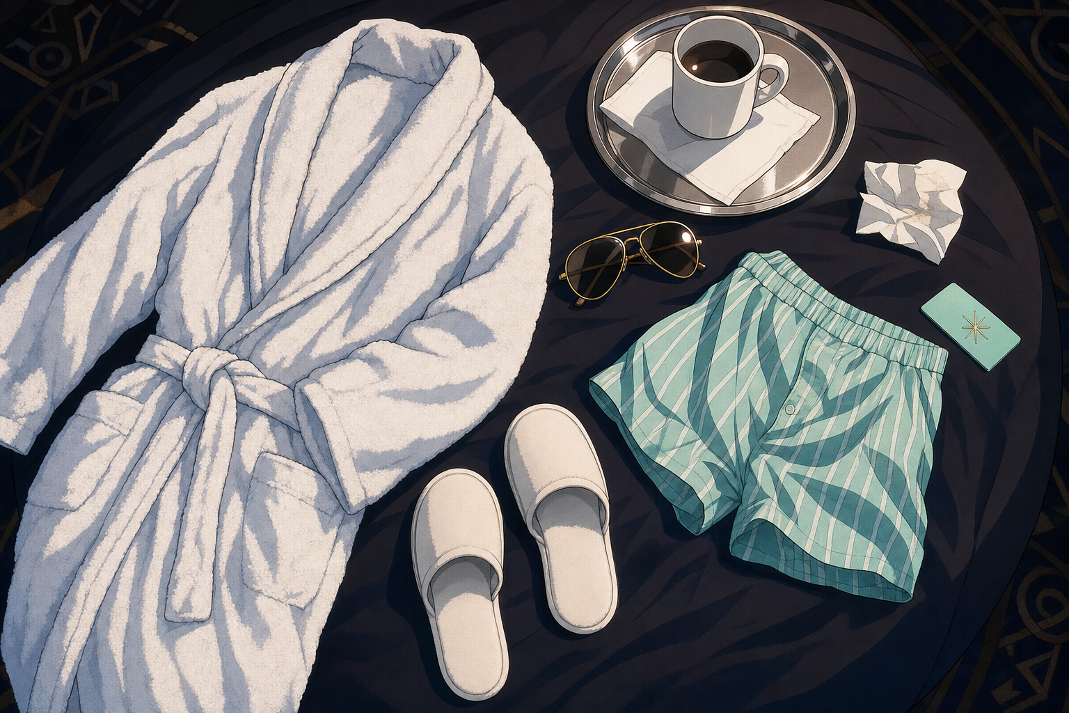 SAI Neon Mirage hungover morning wardrobe
