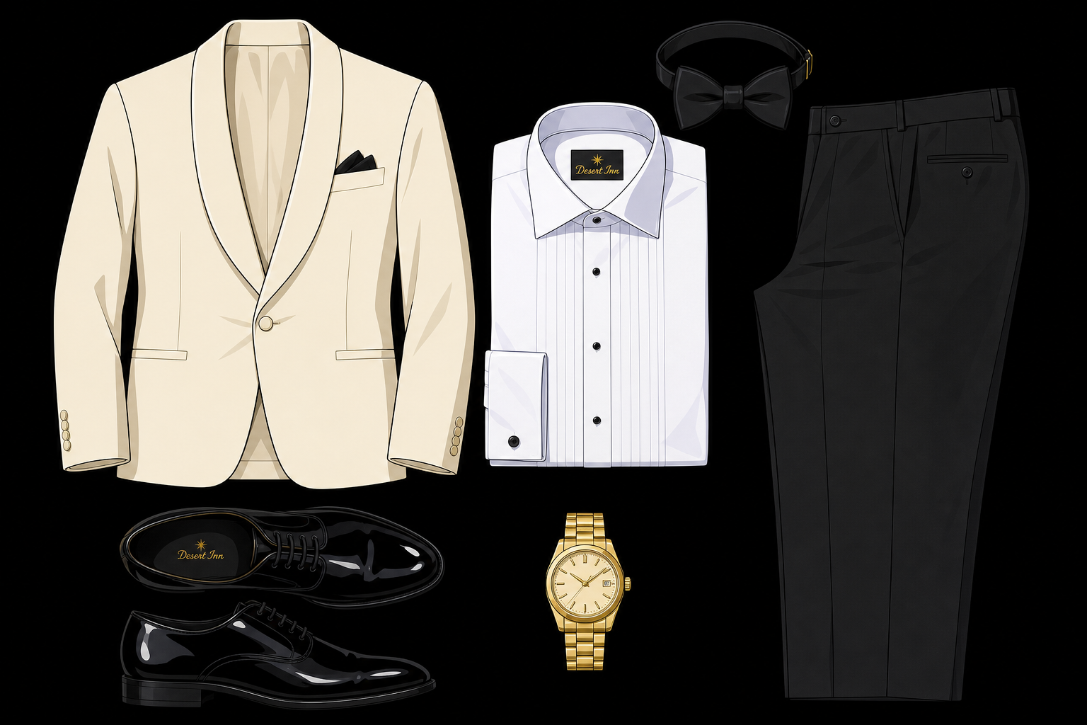 Moe dinner jacket wardrobe reference — ivory community face formal
