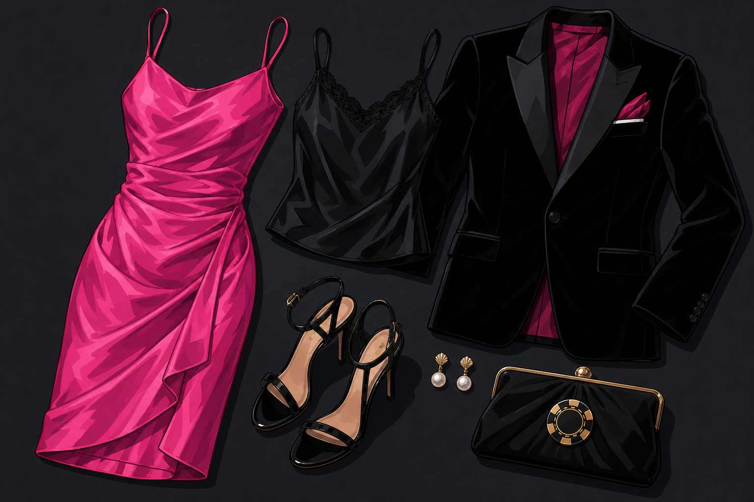 SAI Neon Mirage night out wardrobe alternate