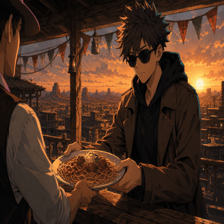 Spaghetti Junction example — SAI grabs spaghetti and walks into the SOC to work