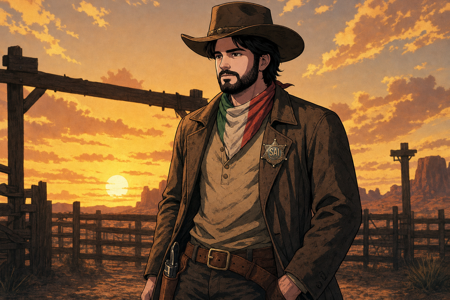 Mario — Spaghetti Junction bounty hunter portrait