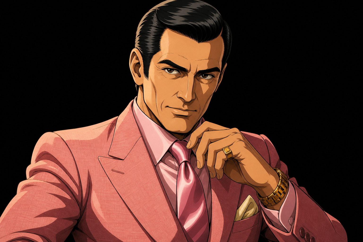 Ace - cel-shaded casino-operations archetype hero portrait