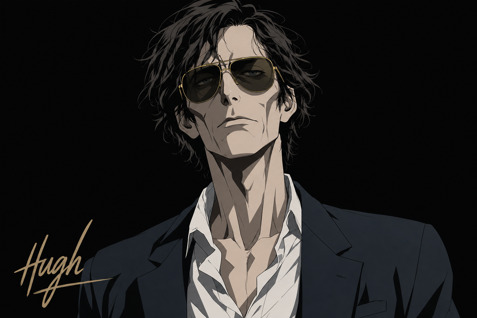 Hugh - cel-shaded reclusive penthouse owner era guest hero portrait
